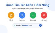 Cách Tìm Tên Miền Tiềm Năng Để Đầu Tư: 7 Yếu Tố Và Quy Trình 5 Bước