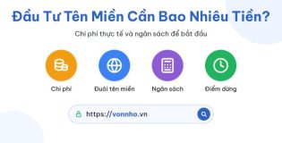 Đầu tư tên miền cần bao nhiêu tiền để bắt đầu