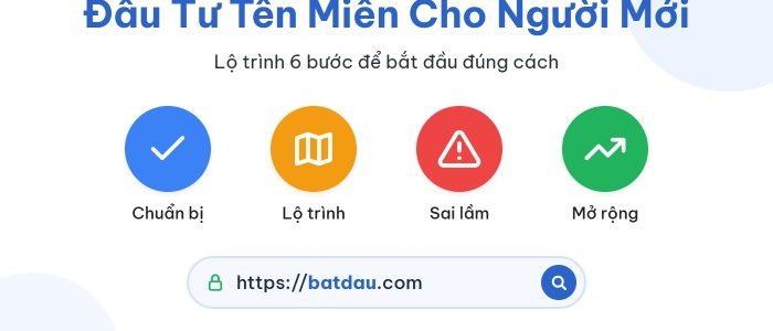 Hướng dẫn đầu tư tên miền cho người mới bắt đầu