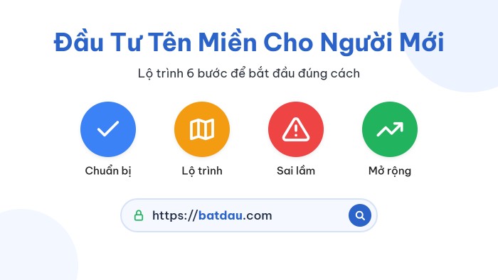 Hướng dẫn đầu tư tên miền cho người mới bắt đầu