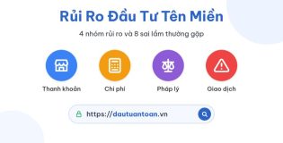 Rủi ro đầu tư tên miền: 4 nhóm rủi ro và 8 sai lầm thường gặp